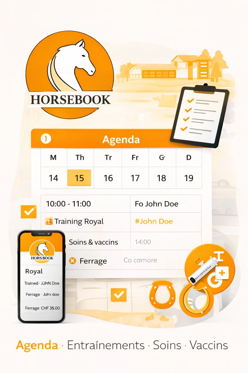 HorseBook – agenda & suivi des chevaux